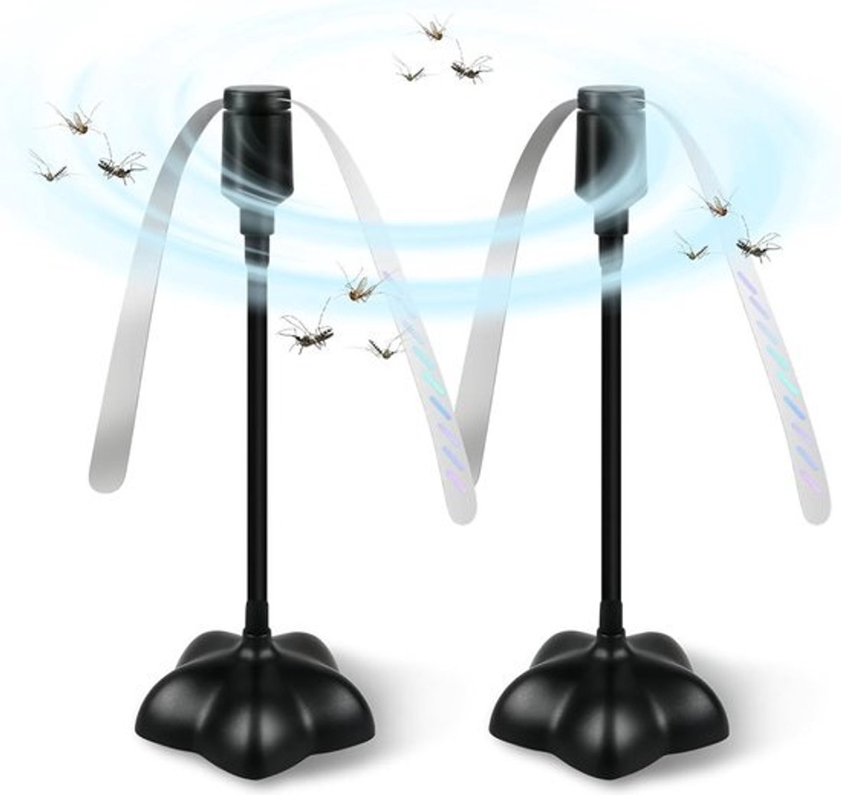 Vliegenverjager - Tafel - 2 Stuks - Insecten - Bescherming - Ventilator