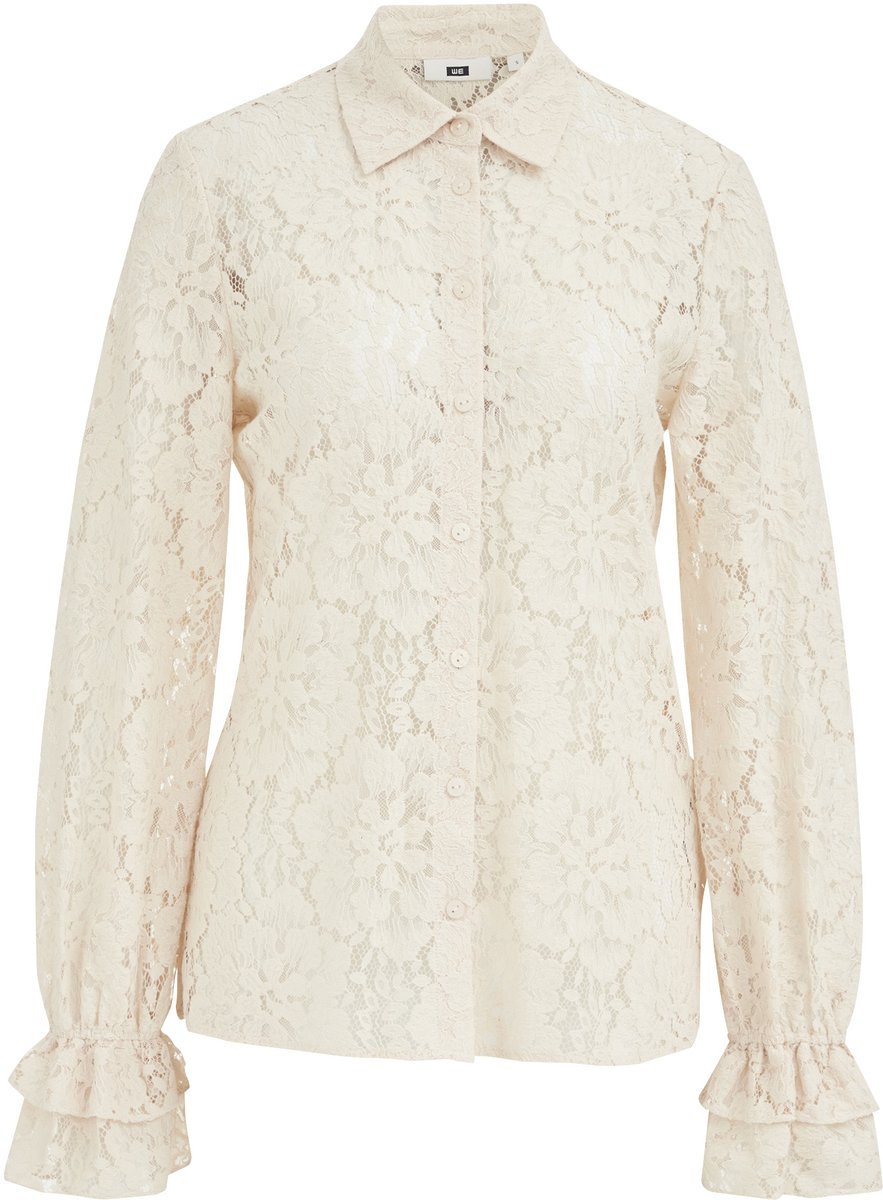 WE Fashion Dames blouse van kant