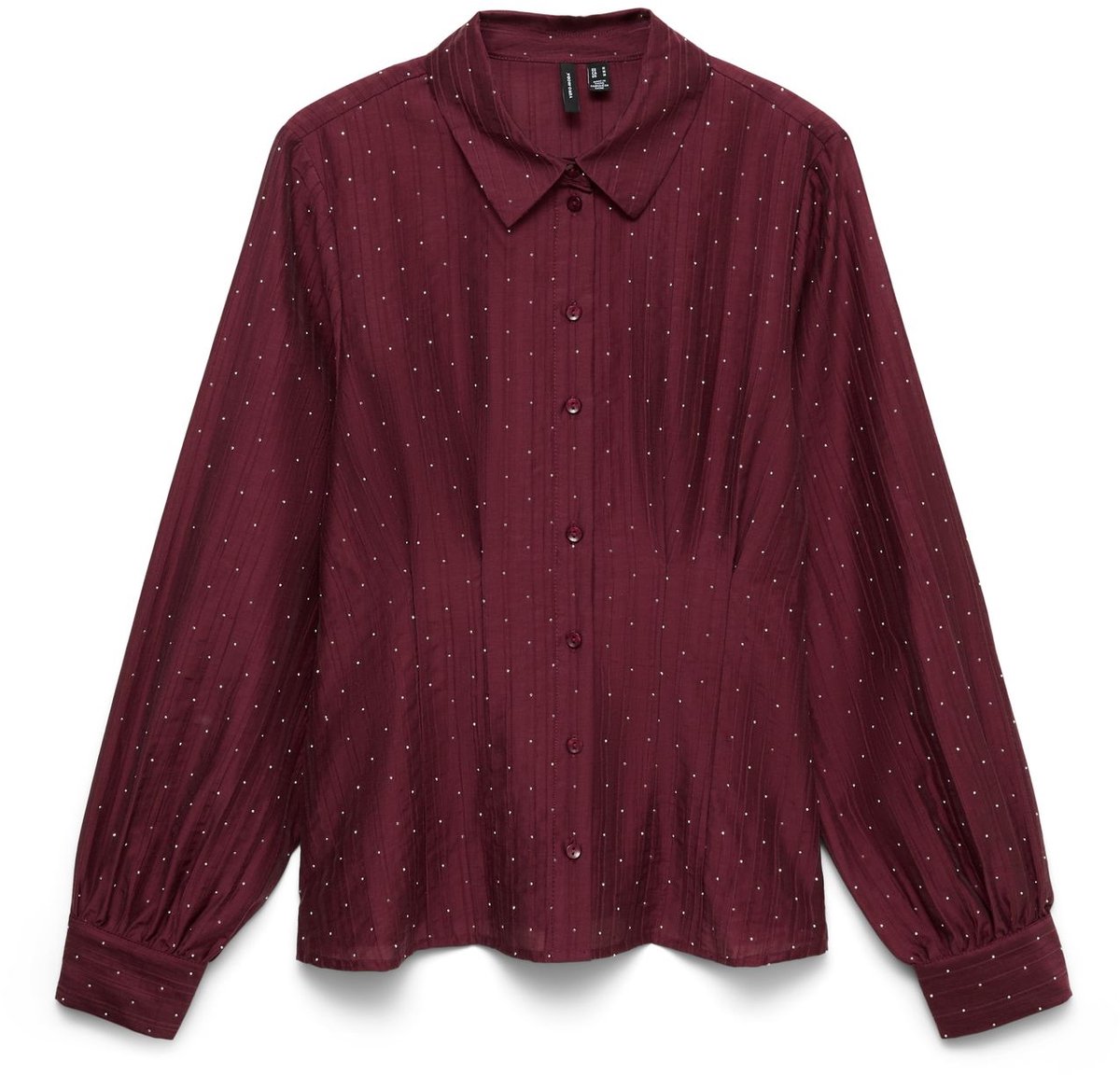 VMVICCA STUD LS SHIRT WVN