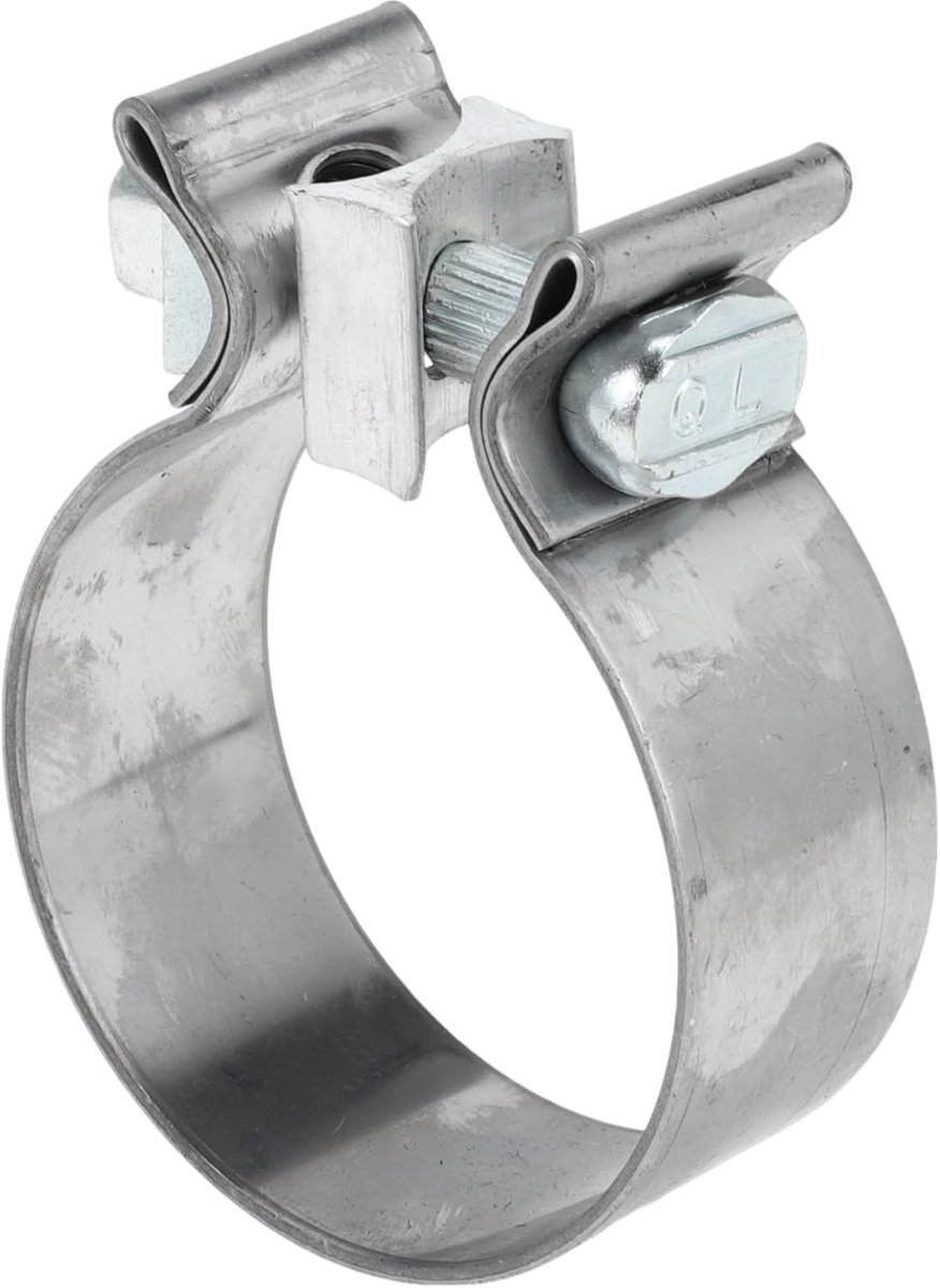 Uitlaatpijpklem/Uitlaatdemperbuisverbinding voor Auto Vrachtwagen/Duurzaam RVS 2.52" 30mm / 1 Stuk Zilverkleurig