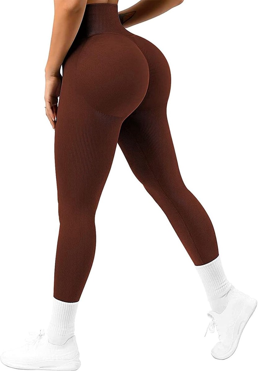 Sportshorts voor dames, naadloze push-up leggings met hoge taille voor hardlopen, butt scrunch leggings voor fitness, yoga, fitnessstudio, hardlopen
