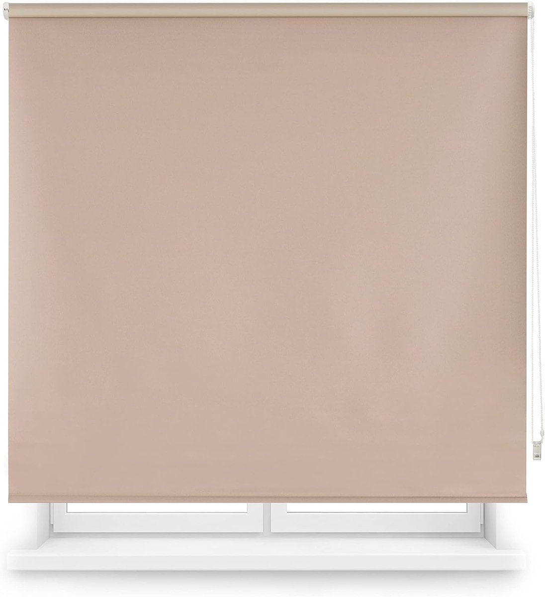 Verduisteringsrolgordijn, effen, afmetingen 140 x 175 cm breedte x hoogte - verduisteringsrolgordijn stof 137 x 170 cm - thermisch rolgordijn ivoor - licht-, koud- en