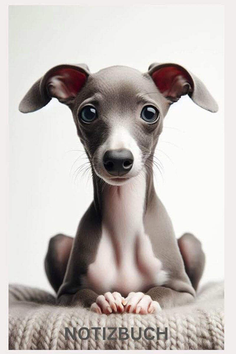 Notizbuch: Geschenk für Liebhaber, Welpen Besitzer & Windhund Fans: Tagebuch, Taschennotizbuch, Planer, Notebook, ... Ausstattung, Mom, Dad, Cute Dog, Deko