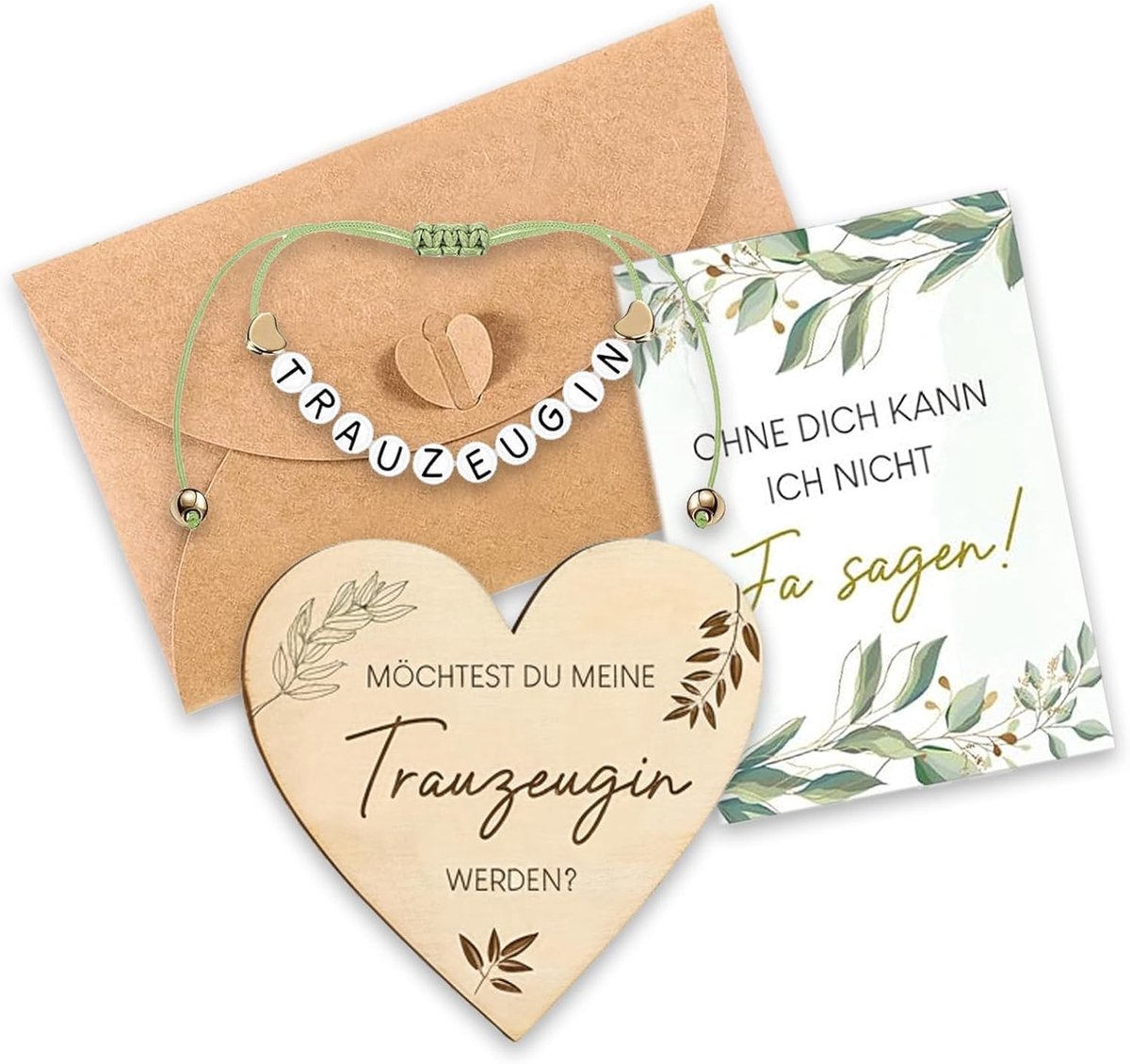 Bruidsmeisje, met houten bord, gegraveerd, armband, herinneringskaart, voor aankondiging, getuige, bruiloften, vrouwen, bruidsevenement