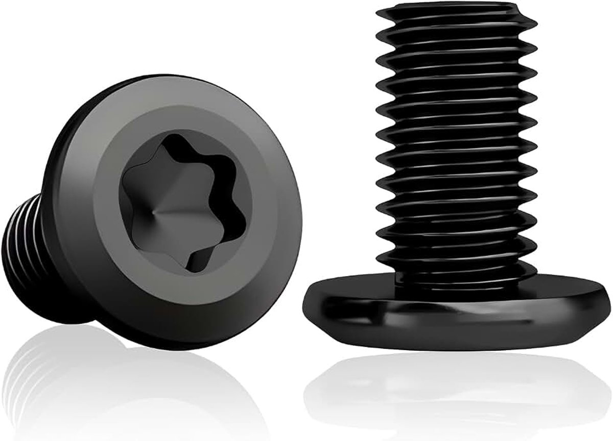 30 stuks lenskopschroeven M4x16 mm, RVS zwart Torx | M4x16 mm RVS A2 V2A zwart met Torx en volledige schroefdraad voor meubels, werkplaats en DIY