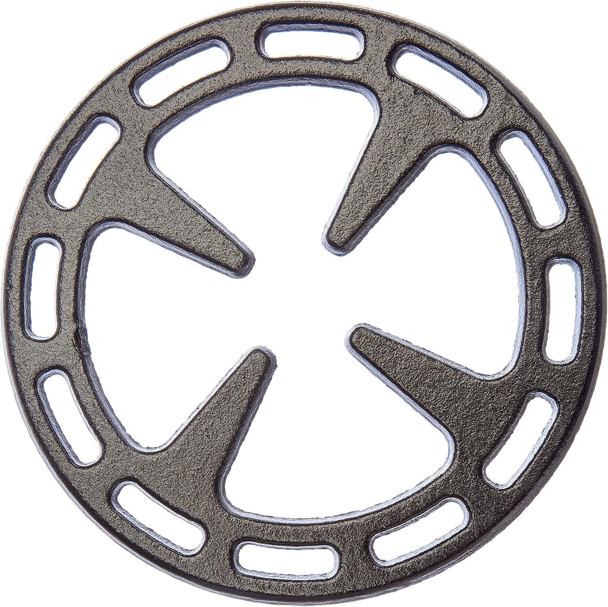 Gietijzeren gasreductor, staal, zwart, 12cm