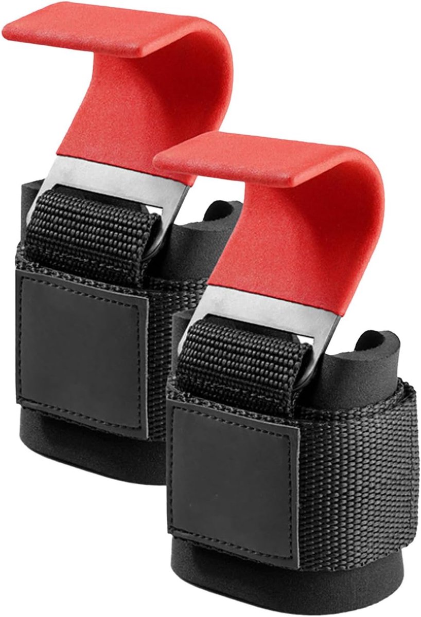 Krachttraining, set van 2, fitness, powerlifting, gewichtheffen, lifting-straps voor mannen en vrouwen, lifting straps gym met polskussen voor deadlift en powerlifting