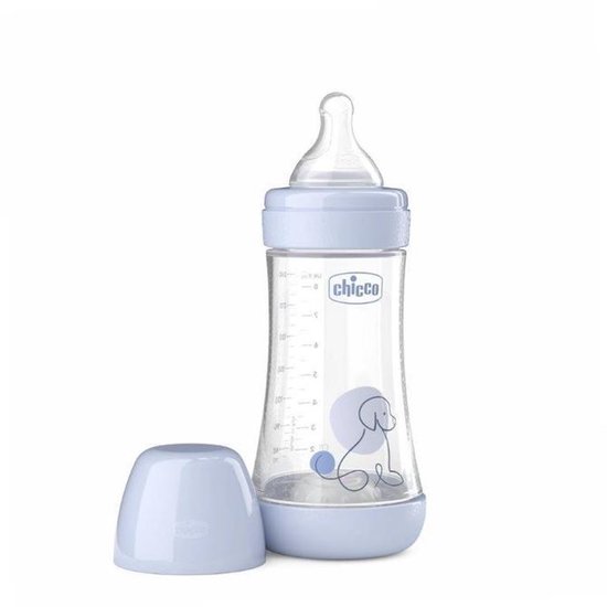 Chicco Perfect5 babyfles 240ml siliconen speen - Anti-koliekfles — afbeelding 3