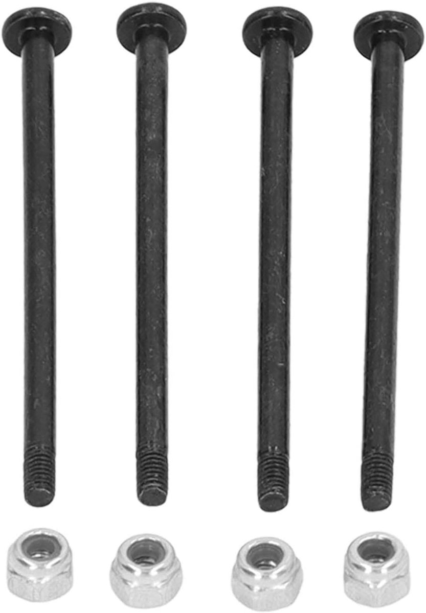 4 Stks RC Schroef Kit, Staal RC Schroef Reparatie Tool Assortiment Set Fit voor WLtoys 144010, 144002, 124016, 124017 RC Auto Modelauto