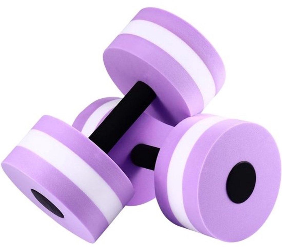 Allecta - Zwem­dumbbells - voor aquatische oefeningen en fitness in water - set van 2 stuks
