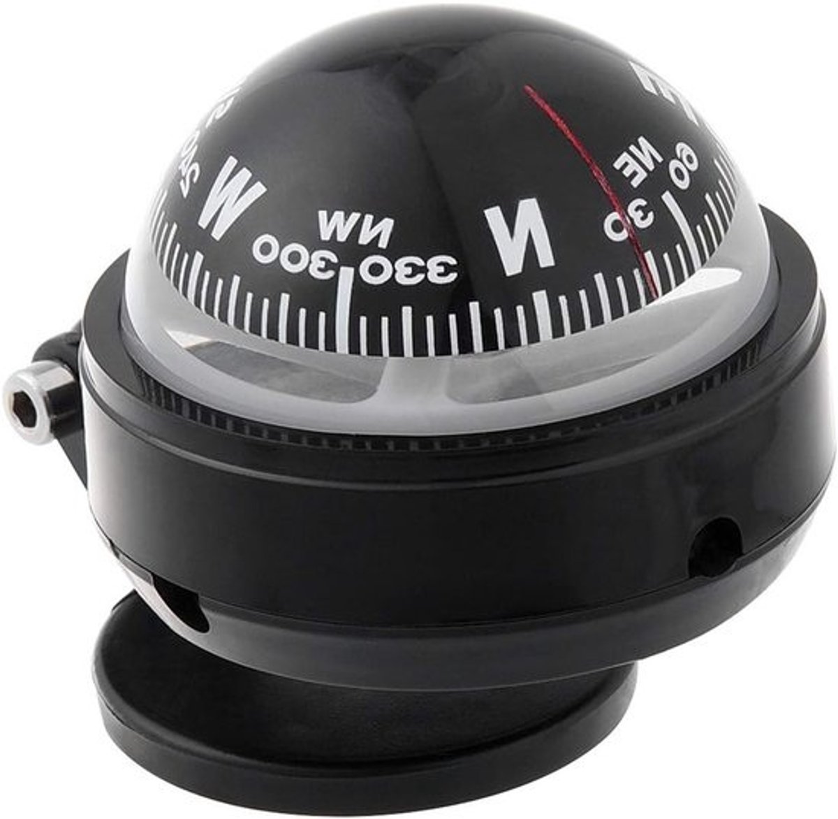 Navigatiekompas voor Auto, 7.5 * 6 * 6cm, Dashboard Mount, Ideaal voor Kamperen en Wandelen, Richtingwijzer voor Veilig Rijden