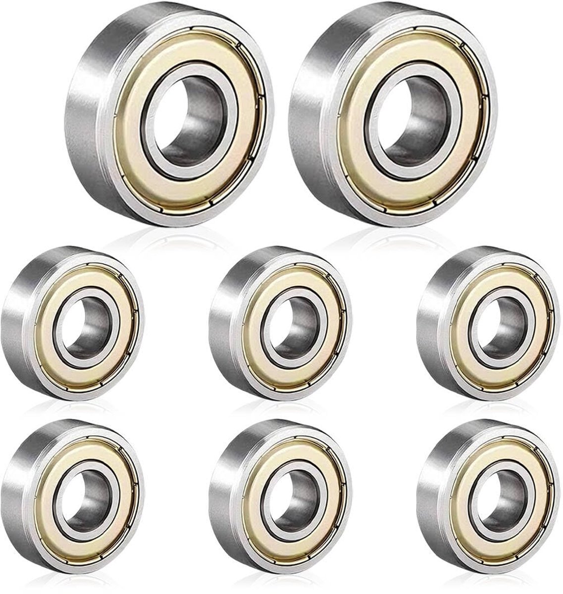 Lagers voor skateboards, skateboards en longboards, microlagers (8 x 22 x 7 mm)