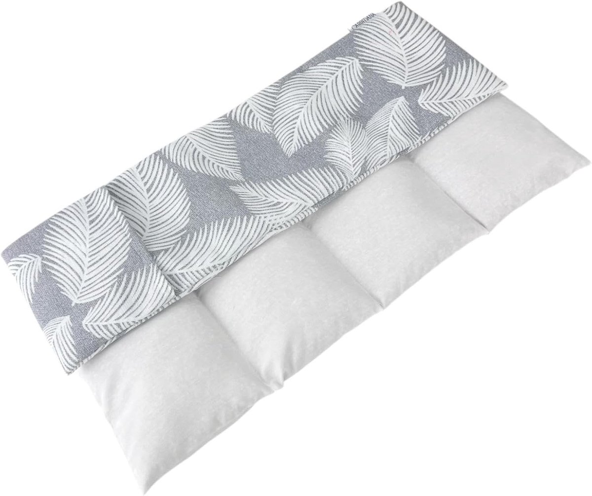 Warmtekussens van tarwepitten, met wasbare overtrek, 50 x 16 cm (bladeren)