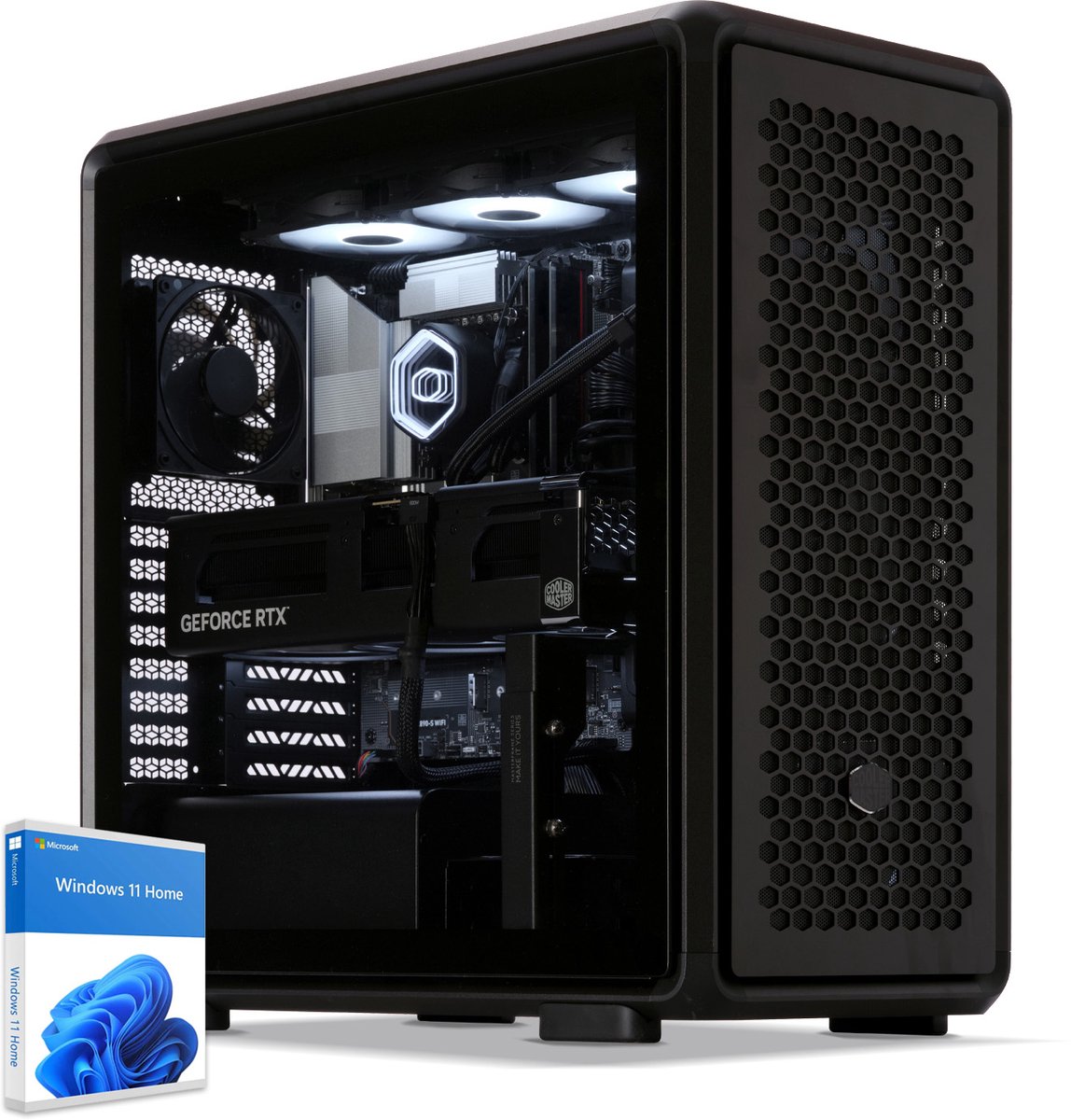 Sedatech Pro Gaming PC Waterkoeling Premium Modular • AMD Ryzen 9 7900X 12x 4.7GHz • Geforce RTX5080 • 64Gb DDR5 • 2Tb SSD M.2 • WiFi • Bluetooth, USB C 4.0 • Windows 11 • Desktop computer