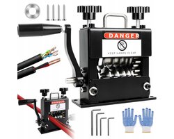 Kabelstripper Machine - Draadpeller - Kabelpeller 0,5-17 mm - Koperdraad Stripper - HSS Mes - Geharde Snijkant - Vervangbaar Mes - Voor Koperrecycling