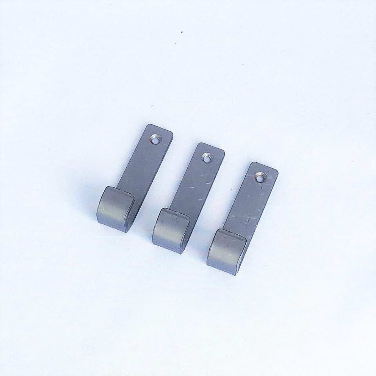 Kapstokhaakje - Mat Blank - 3 stuks