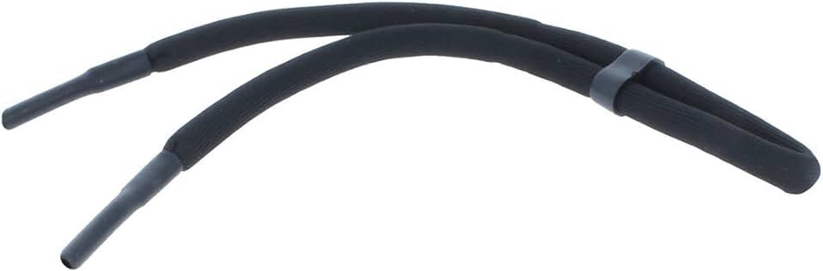 Brilband met tube-eindstuk, zwart