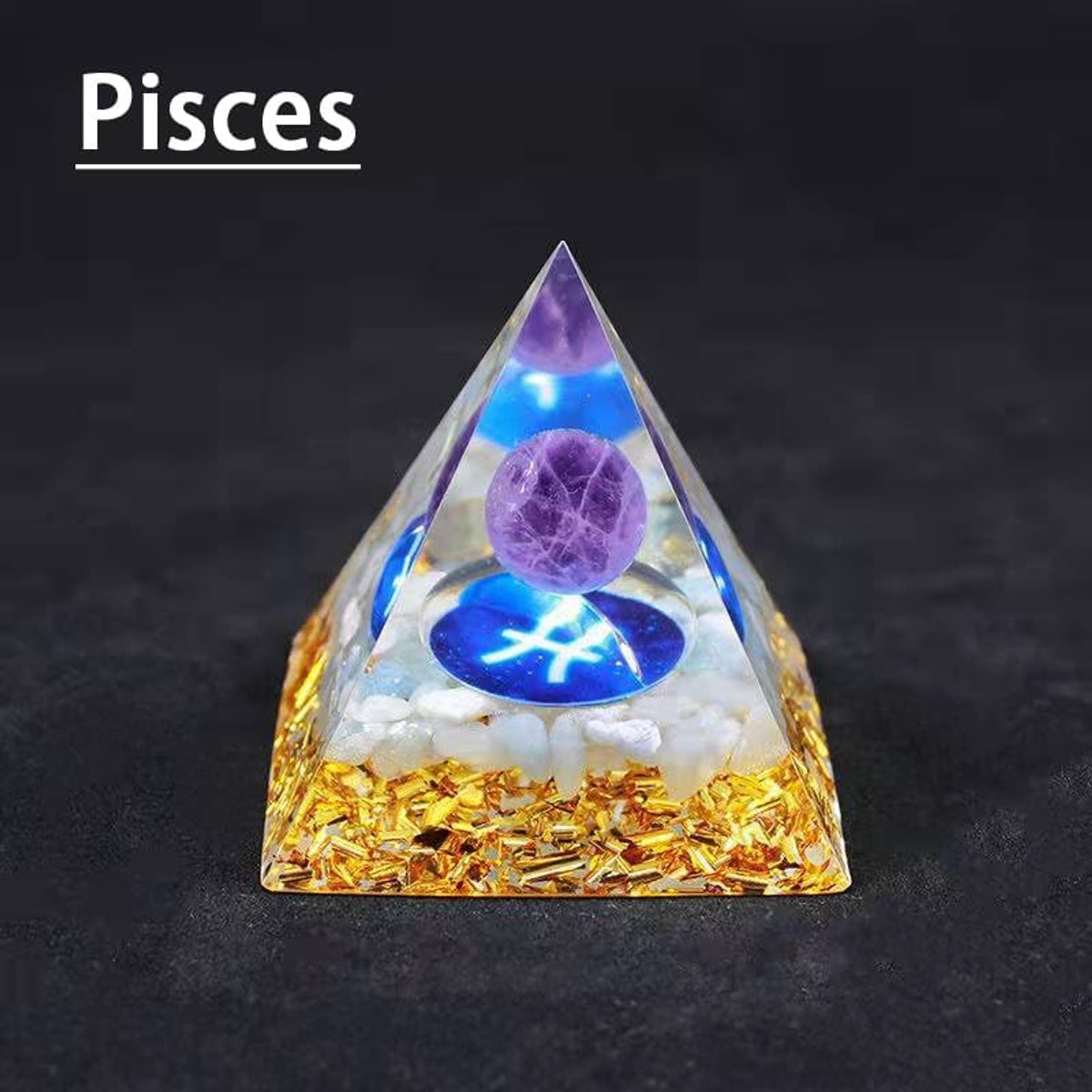 Piramide Hars Kristal Decoratie Kamer Decor Vakantie Cadeau,A