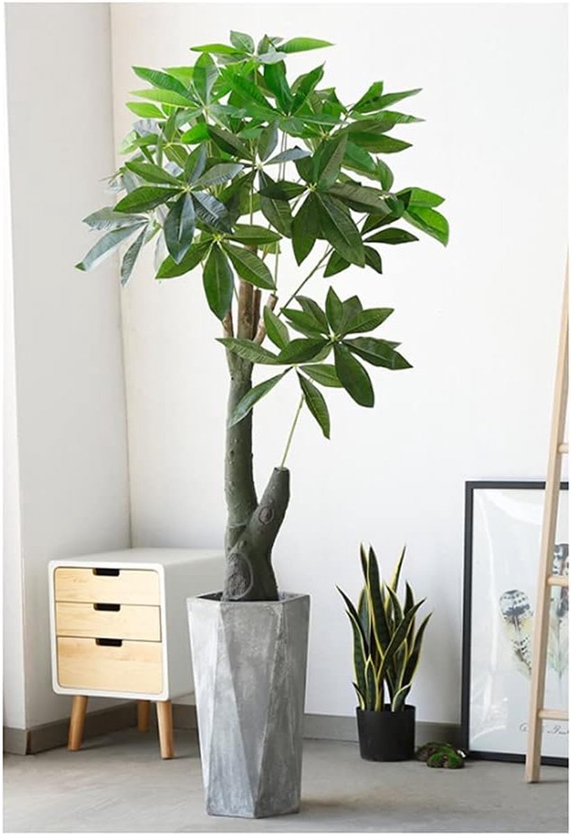 Kunstmatige plant kamerplant ingemaakte woonkamer grote kamer-tot-plafond ornamenten binnen en buiten kunstmatige planten Kunstplant (Color : 115cm small two fork)