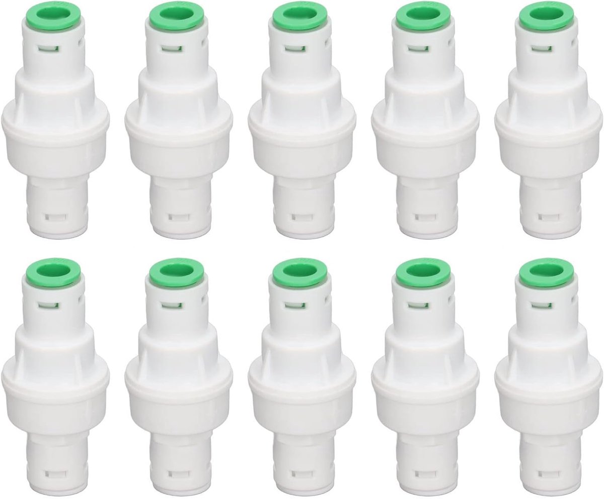 10-delige waterdrukregelaar G3/8, reduceerventiel voor waterzuiveraars, stabiliserende druk, voorkomen van barsten, PP-materiaal, veilig, lekvrij