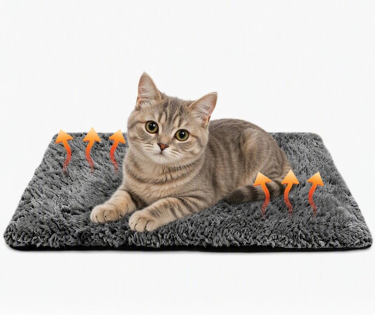 Deken voor honden en katten, zelfverwarmende kattendeken