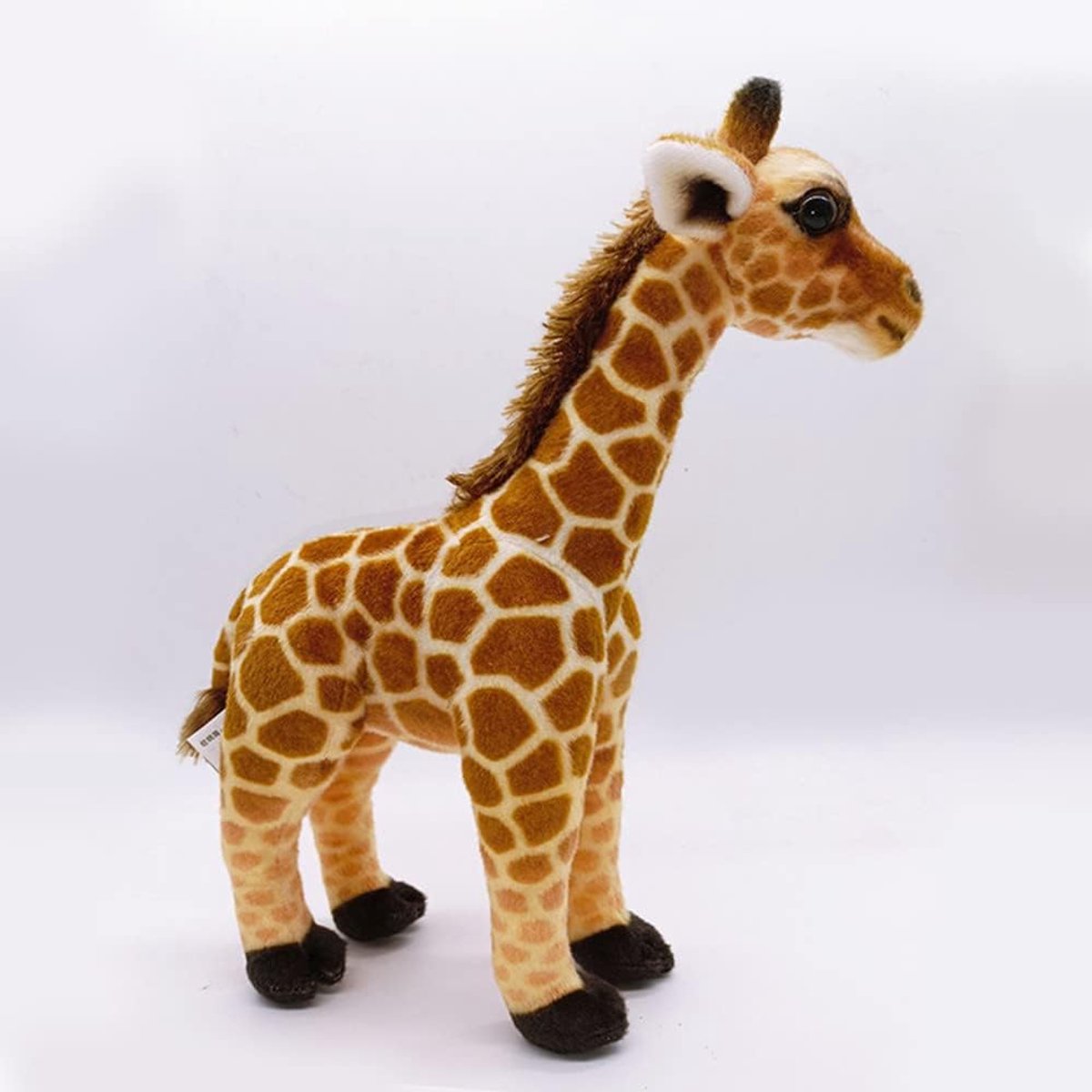 Giraffenpop, grote pluche giraf, geschikt voor jungle-thema's, decoraties, knuffels, cadeaus voor jongens en meisjes, 35 cm hoog