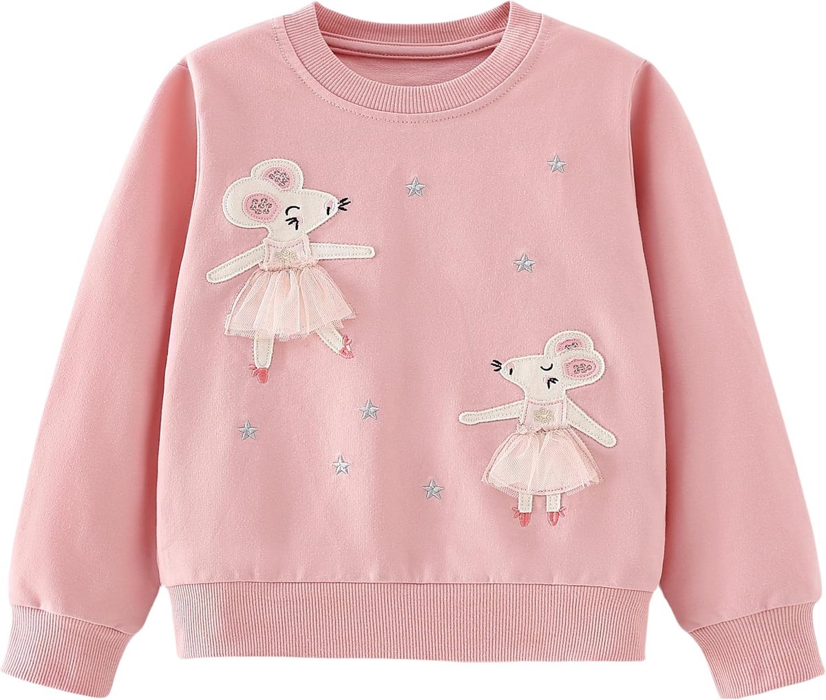 Sweatshirt Meisjes Ronde Hals Sweater Meisjes Katoen Casual Pullover voor Kinderen Herfst Winter Kinderkleding Leeftijd 2-8 Jaar