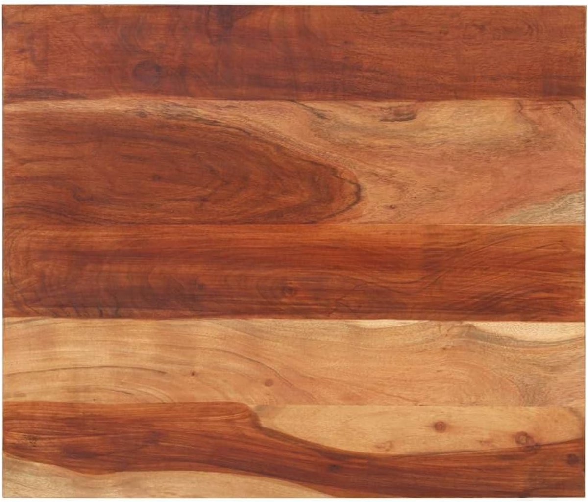 Tafelblad acacia 15-16 mm 60x70 cm tafelblad rustieke look voor eetkamer tafelpoten tafelframe
