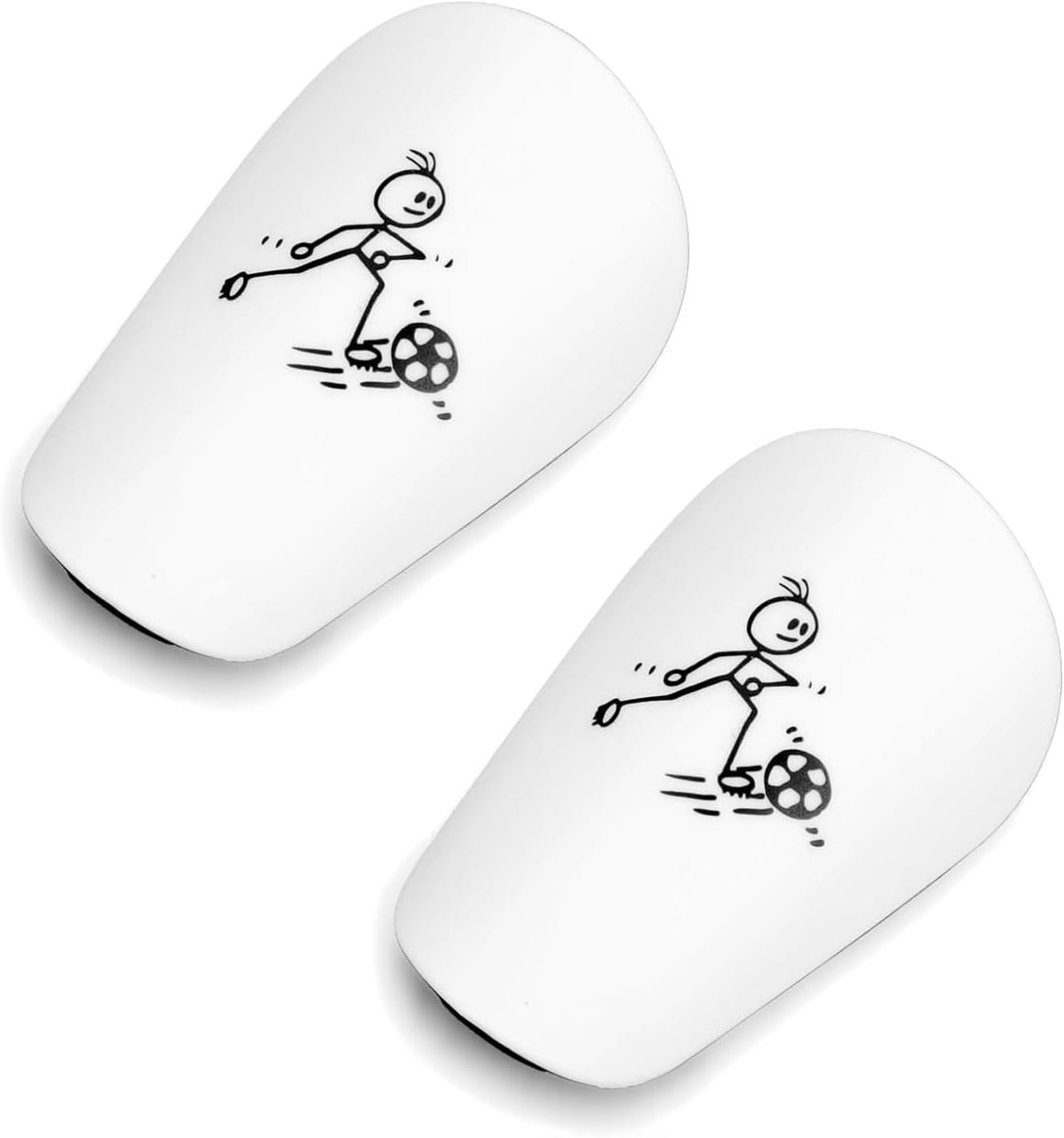 2 stuks mini-voetbalshin pads, professionele voetbalscheenbeschermers, beschermende uitrusting voor heren, dames, kinderen, jongens, meisjes, ideaal voor voetbal en andere sporten