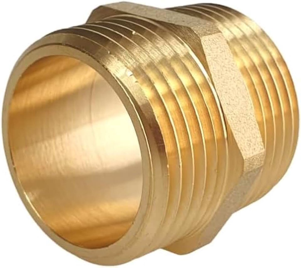 Tech dubbele nippel 1/2"