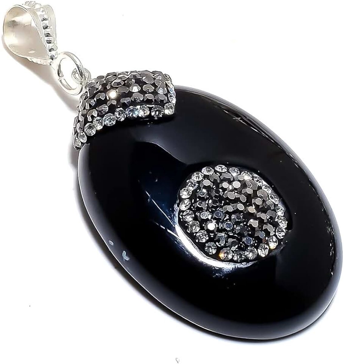 Handmade Pendant 2-2.5" Long For Girls Woman's Sterling Silver Plated Jewelry From Kashish