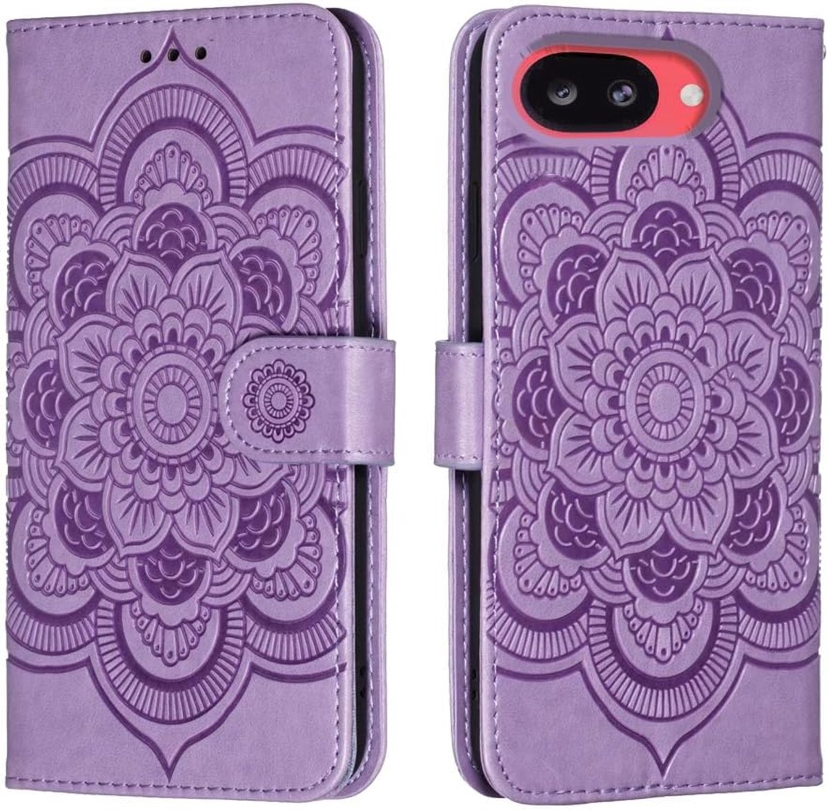 Hoesje voor Google Pixel 10a, Klaphoesje, Paars