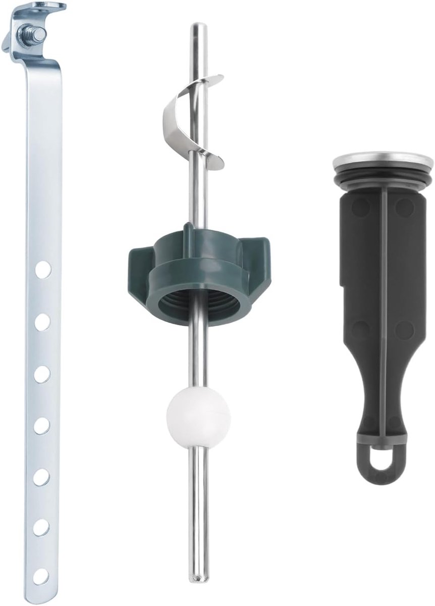Afvoer Onderdelen, Wasbak Pop-Up Stop Montage met Stop Draaibal Pen Vervanging met Koppeling Badkamer Afvoer Reparatie Set voor Meeste Standaard Wastafels