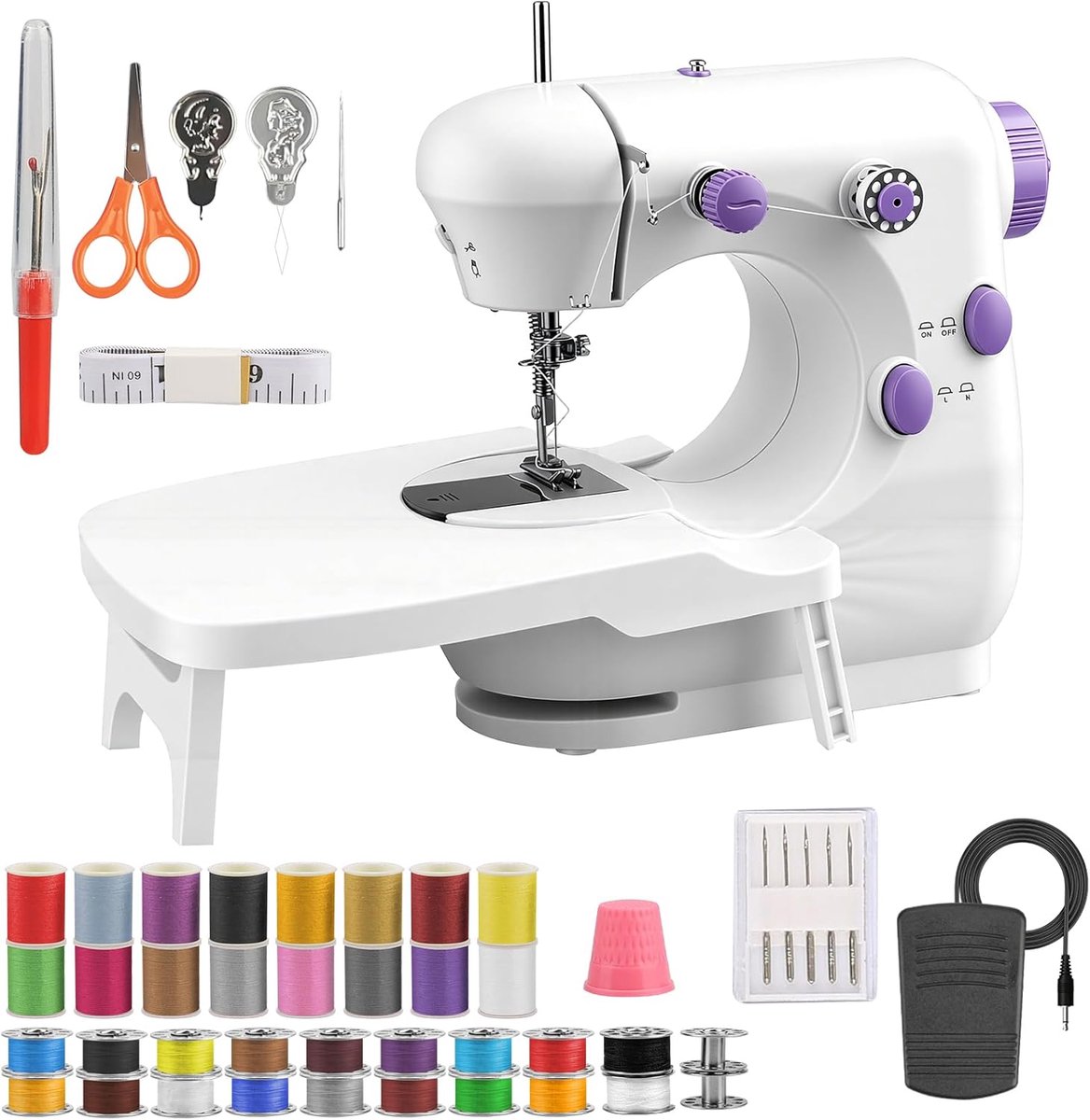 Mini-naaimachine voor beginners en kinderen, draagbaar