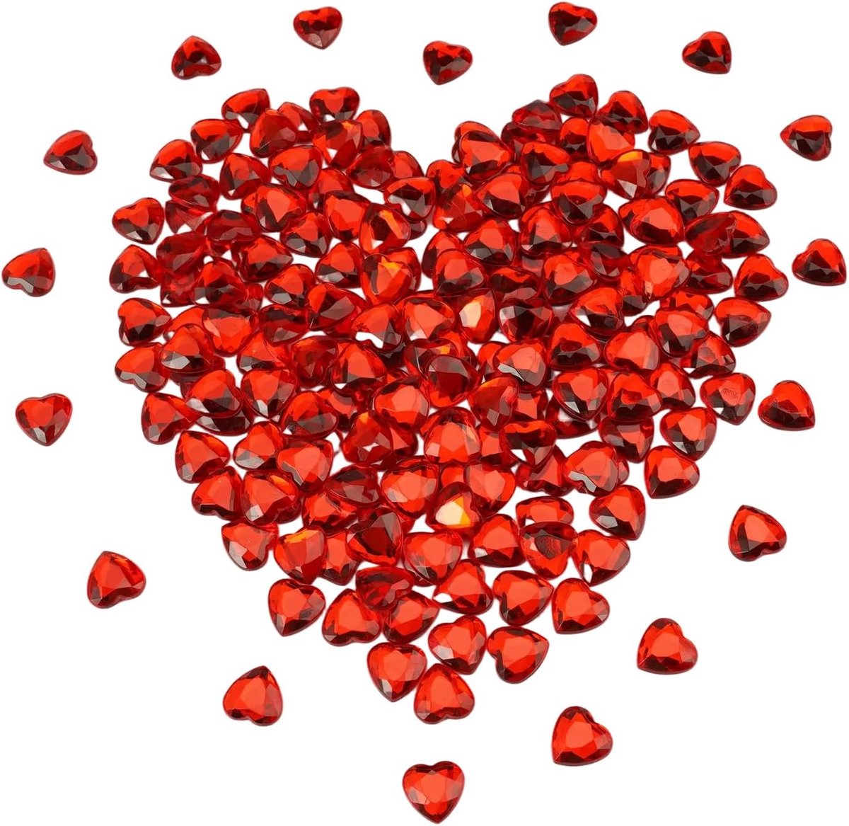 Diamantkristallen voor huwelijksaanzoek decoratie verloving Valentijnsdag