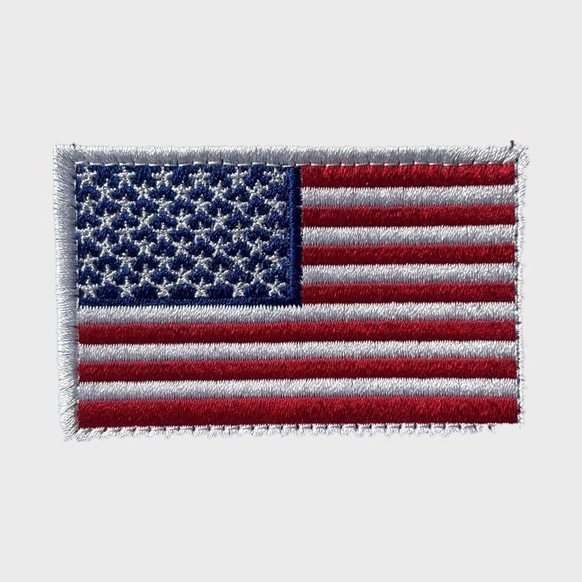 Patchy® – Amerikaanse Vlag (Klittenband) Strijk Embleem Patch 8 x 5 cm