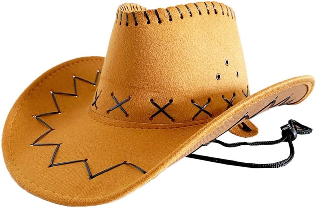 Cowboyhoed, westernhoed, zomerhoed, brede rand, Wyoming Derby pet, outdoor hoed, bescherming, zonwering, wandelhoed, strandhoed, zonnehoed, wandelhoed, zonnehoed voor dames, heren en kinderen