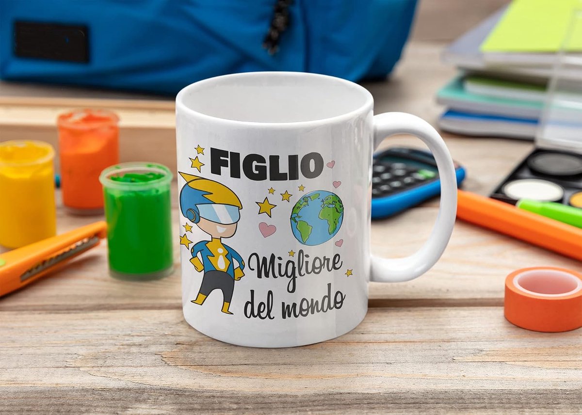 Mok Zoon Du bist die beste der Welt cadeau-idee voor de zoon