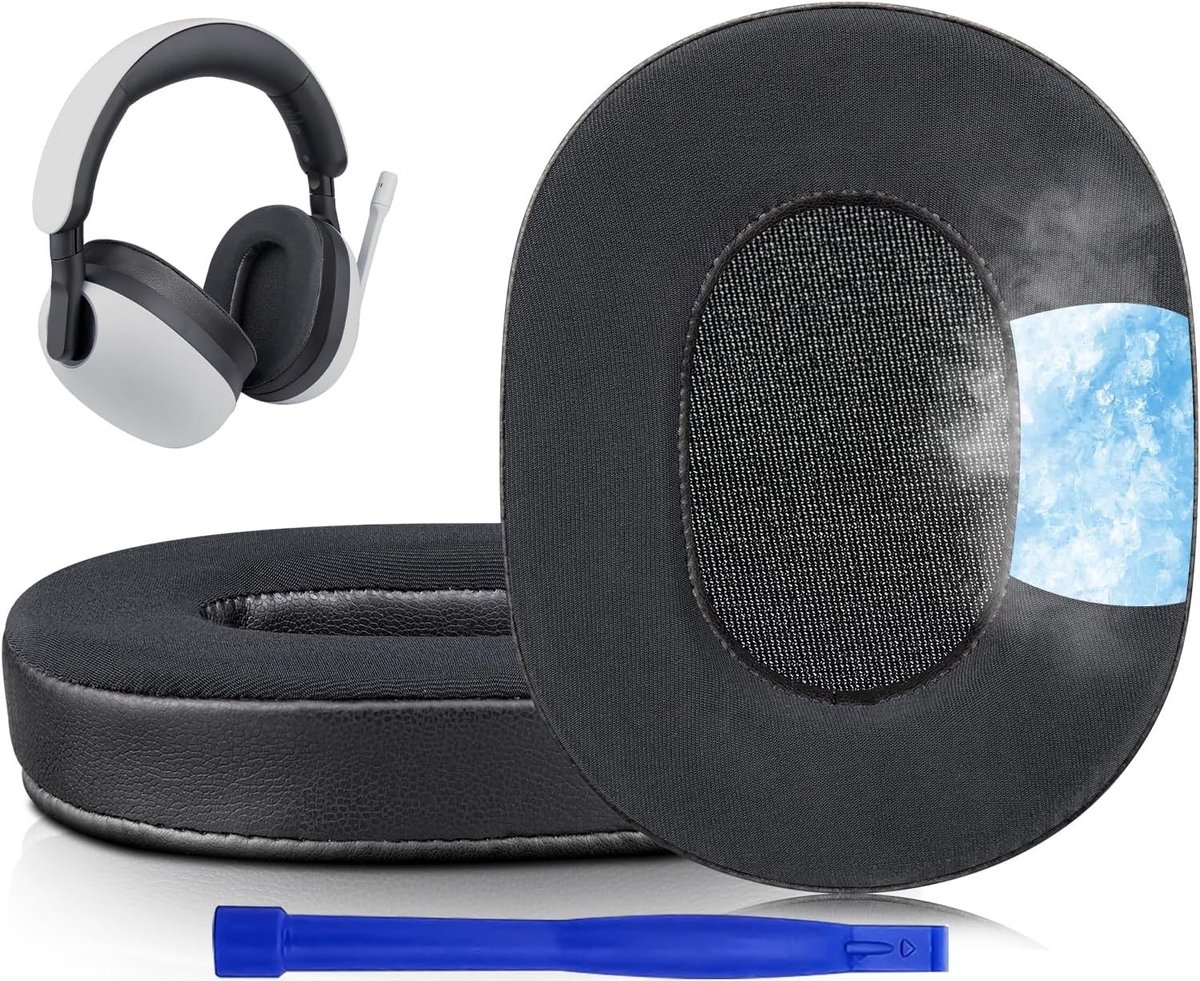 Comfortabele Koel Oorkussens voor Gaming Headsets - Geschikt voor Sony Inzone H7 en H9 - Zwart