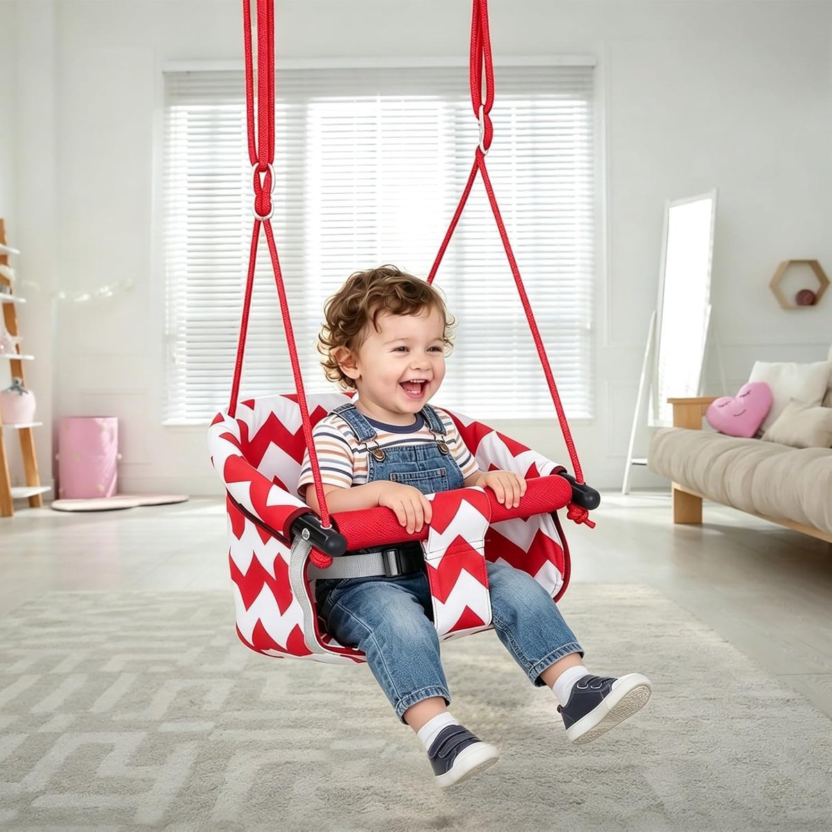 Babyschommel, voor binnen en buiten, maanden