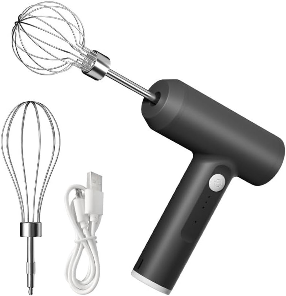 Elektrische Voedselmixer 3 Snelheden Eierklopper USB Oplaadbare Handheld Elektrische Mixen Keuken Bakken Deeg Cake Cream Mixer