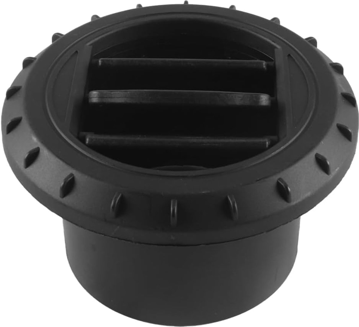75mm Diesel Heater Duct Slang Pijp, Ontluchter, Zwart Plastic, 360 Graden Rotatie, Draaibare Opening, Hulpverwarming