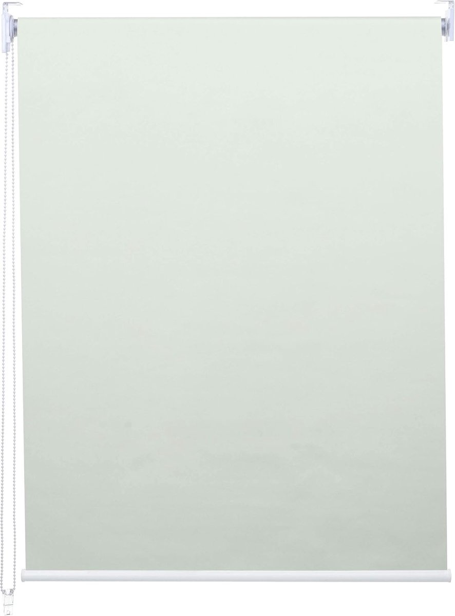 Rolgordijn HWC-D52, rolgordijn met zijkoord, jaloezie, 60 x 160 cm, zonwering, verduisterend, ondoorzichtig ~ crème