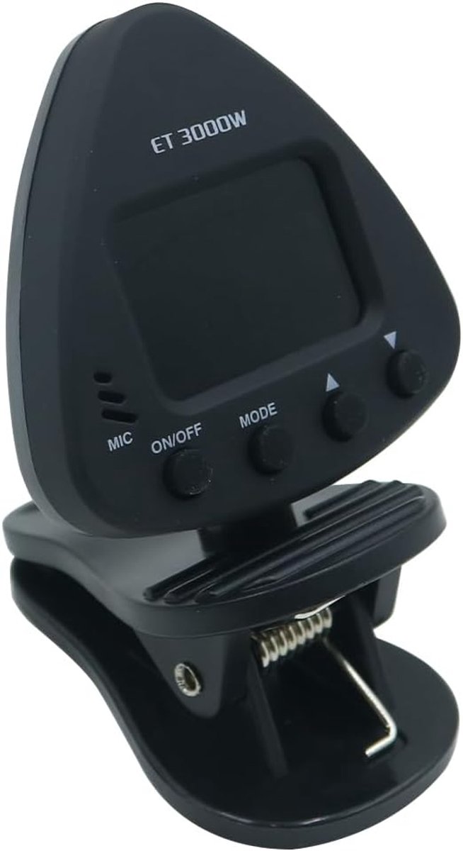 Clip On Tuner voor blaasinstrumenten 360 Roteer dubbele pick-up voor saxofoon klarinet trompet fluit