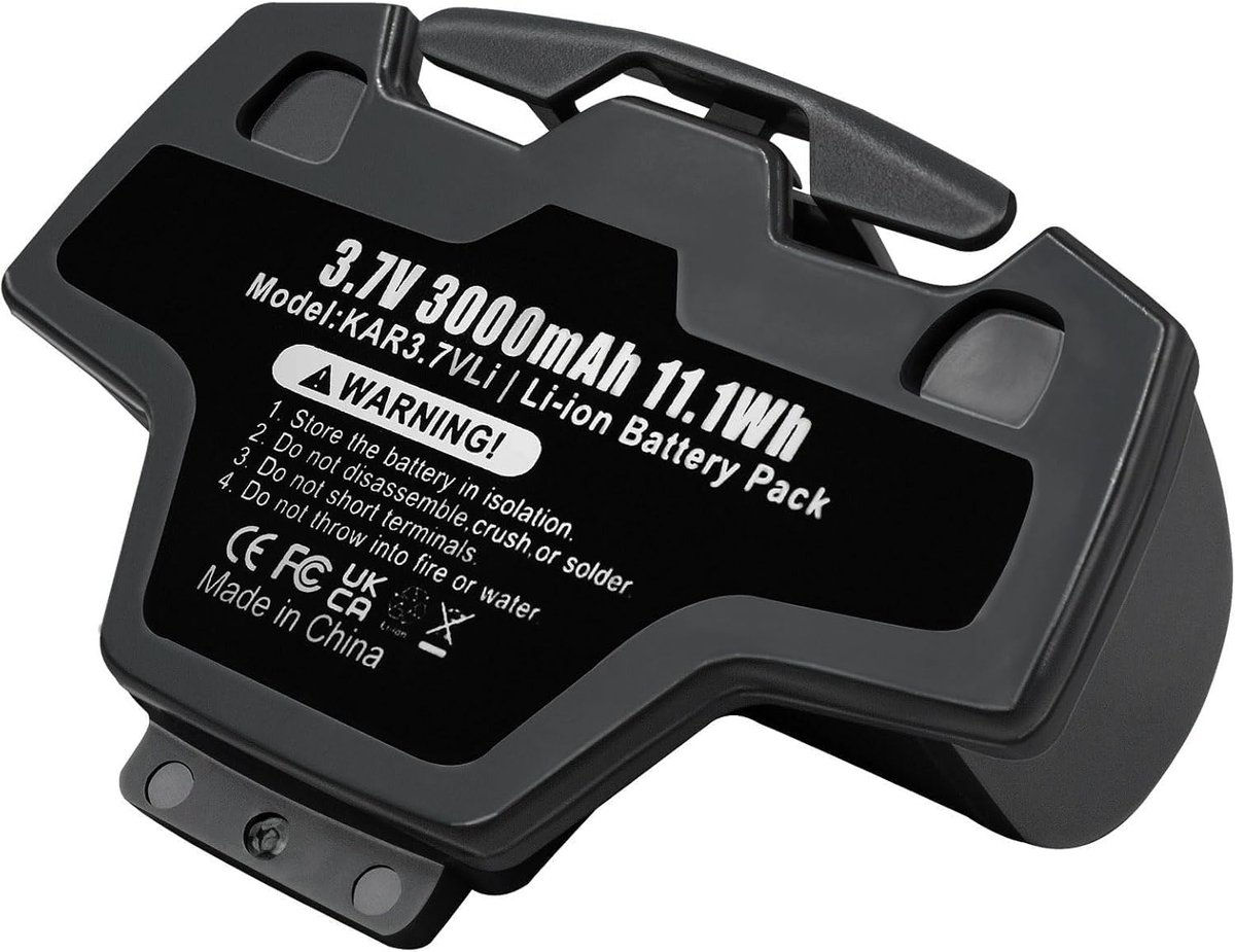 Stofzuiger Accu voor Karcher WV5 3,7 V 3000 mAh Li-Ion voor Karcher WV5 WV7 WV50 WV55 WV60 WV70 WV70 Plus Window Vac