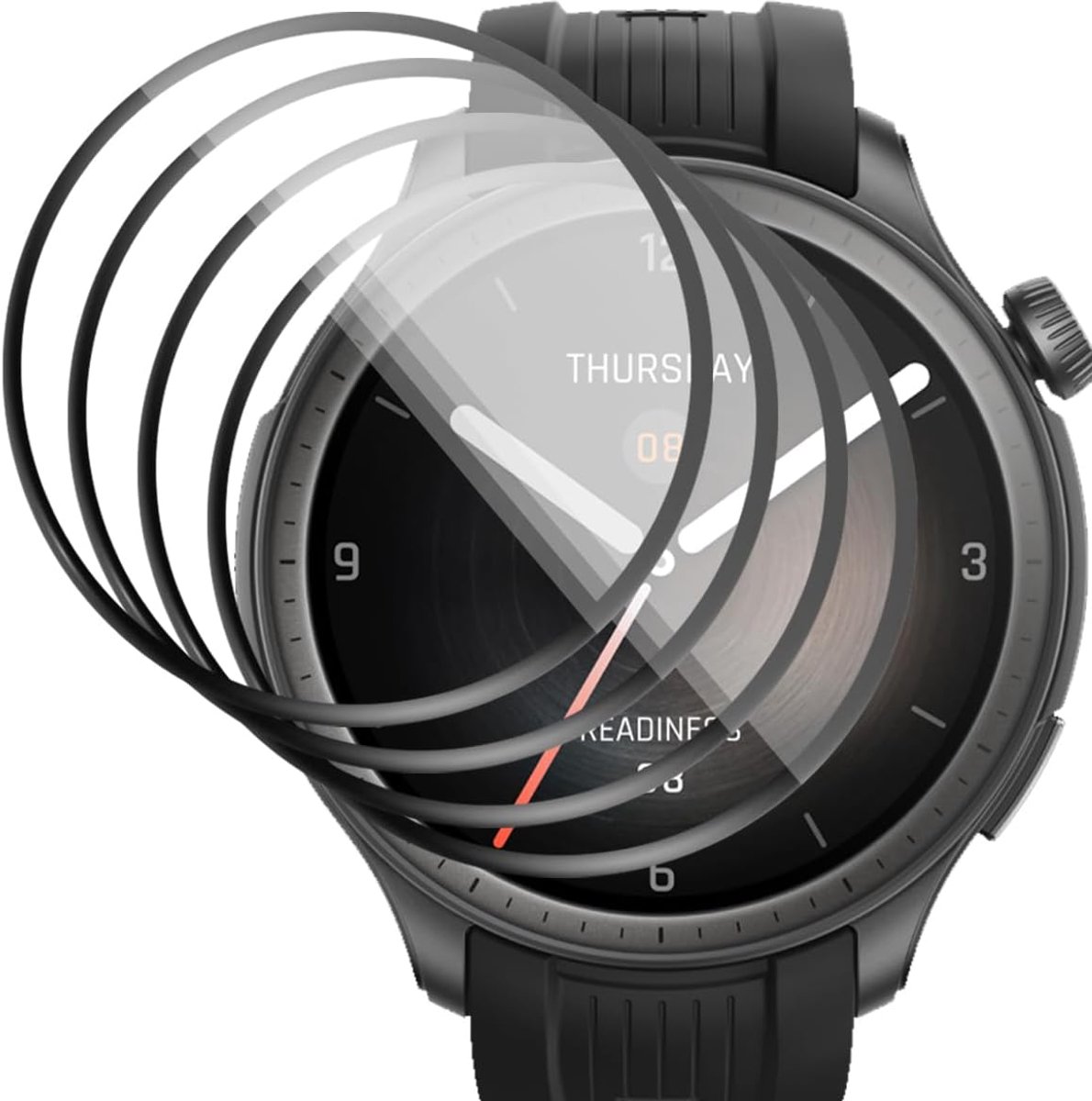 Displaybeschermfolie voor Amazfit Balance Film, 4 stuks