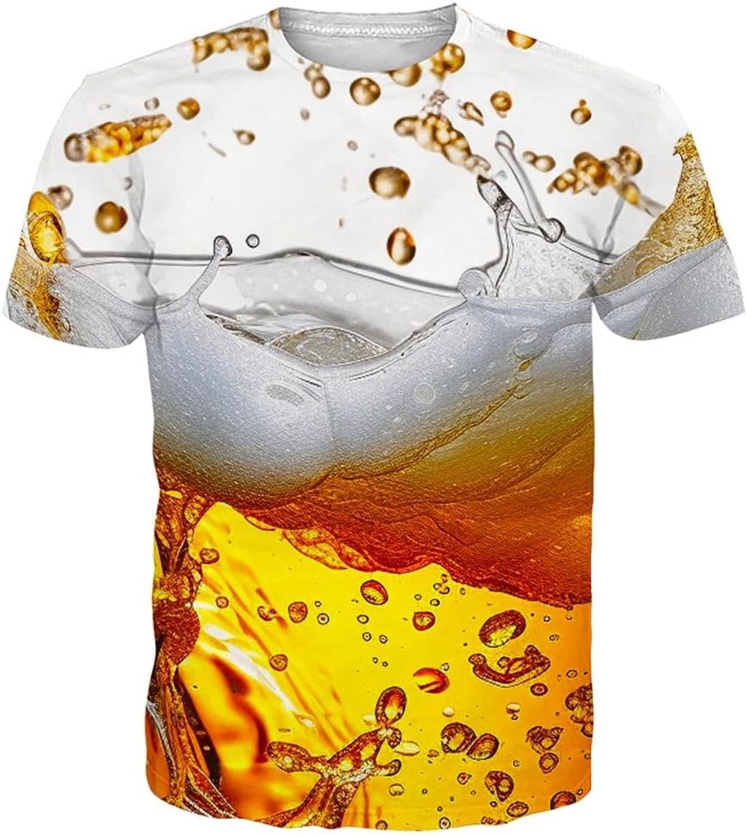T Shirt Heren 3D Gedrukt Funky Lelijk Tshirt met Korte Mouwen
