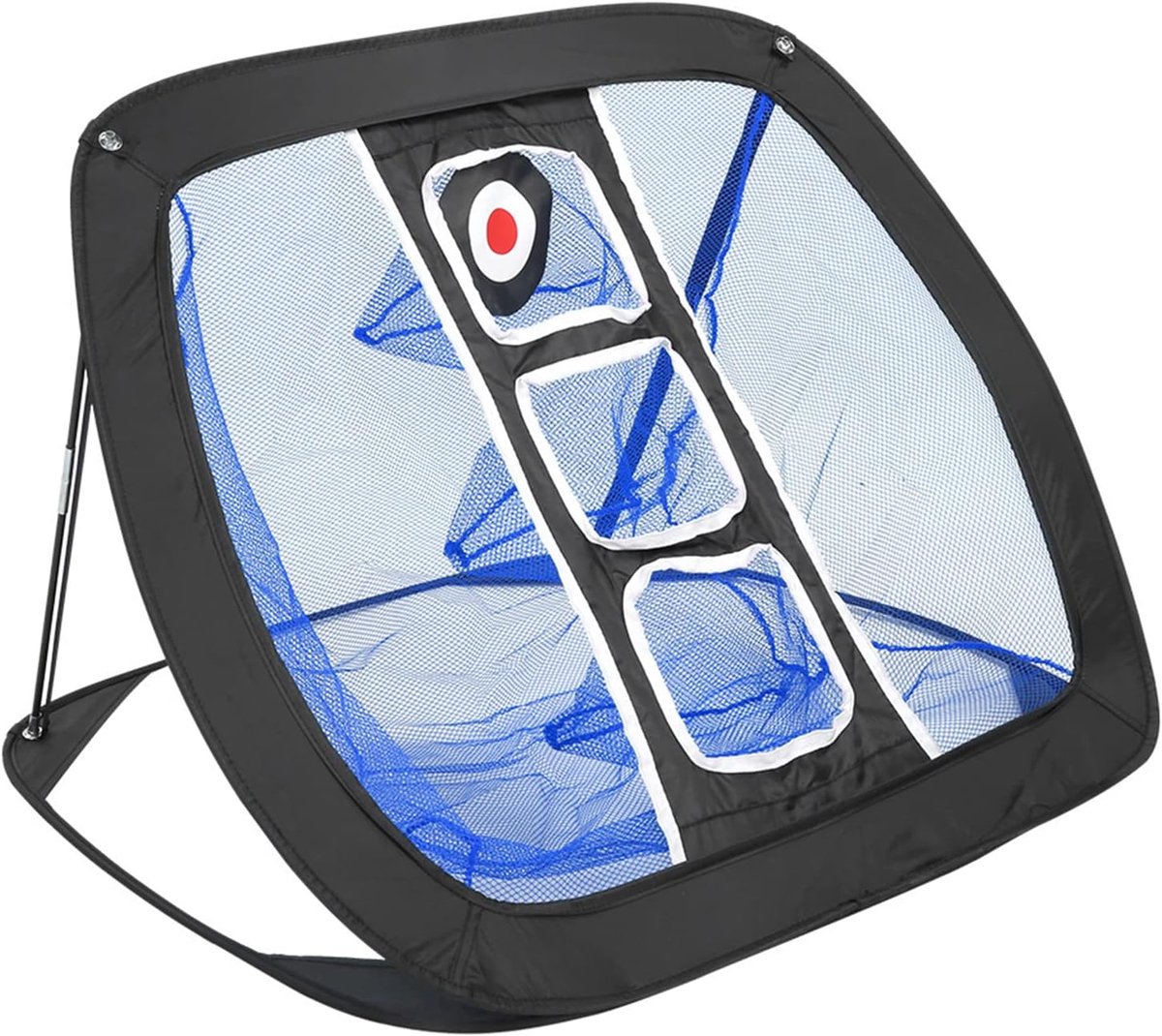 Golf Outdoor Praktijk Net Golf Tennis Schietoefening Opvouwbare Draagbare Indoor Golf Slaan Net Training Apparatuur Golf Doel Net(zwart+blauw)