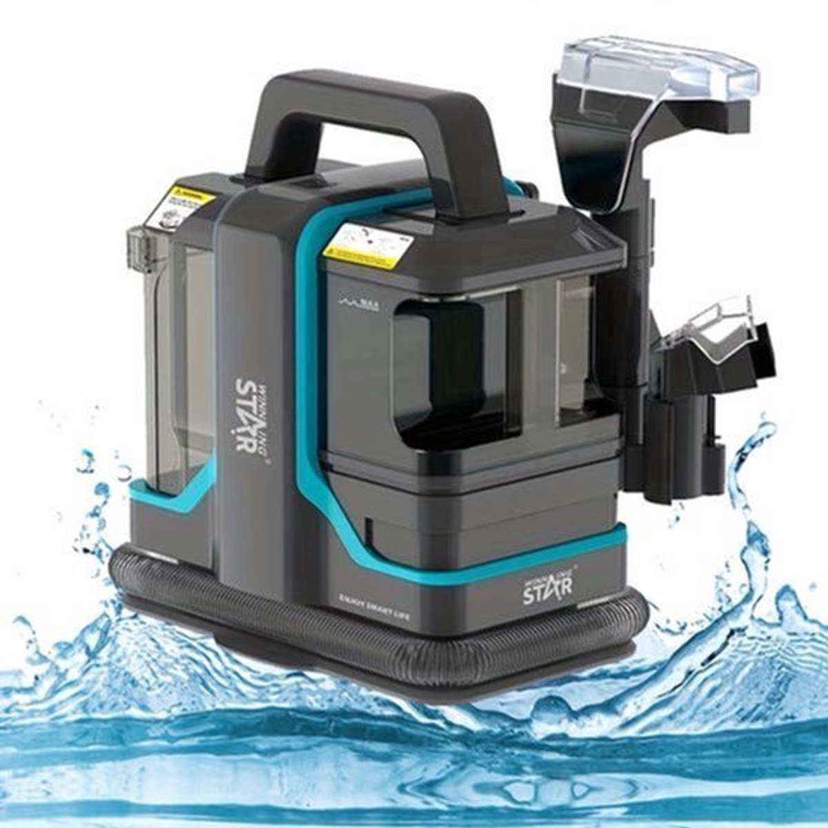 Stofzuiger – Tapijtreiniger – Bekledingsreiniger – Vlekverwijderaar – Dweilfunctie – 450W Motor – 11 kPa Zuigkracht