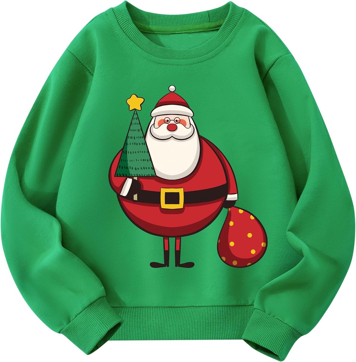 Sweatshirt Jongens en Meisjes Christmas Sweater Kids Katoen Kerst Kleding voor Kinderen Leeftijd 2-7 Jaar